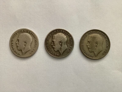 £4 • Buy Three George V Consecutive Year Sixpences 1920, 1921, 1922