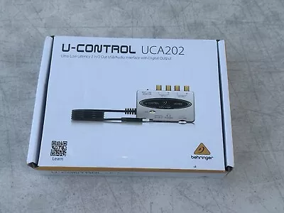 Behringer U-Control UCA202 Audio Interface W/ Digital Output NEW SEALED • $30