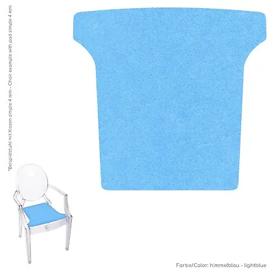 Eco Felt Seat Cushion 4mm Suitable For Kartell Louis Ghost • £15.41