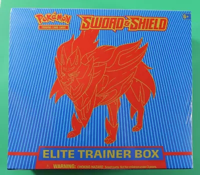 Pokemon Zamazenta Sword And Shield ETB Elite Trainer Box New Factory Sealed • $64.99