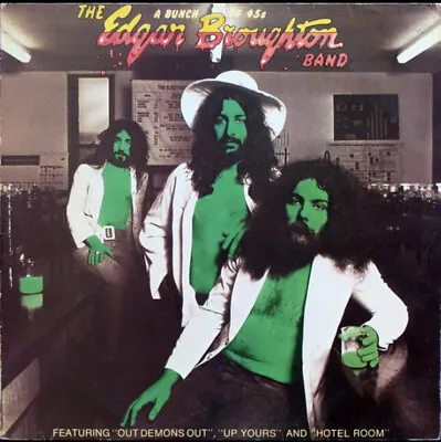 THE EDGAR BROUGHTON BAND / A BUNCH OF 45’S 12” Vinyl Album (1975) HARVEST EX • £14.75