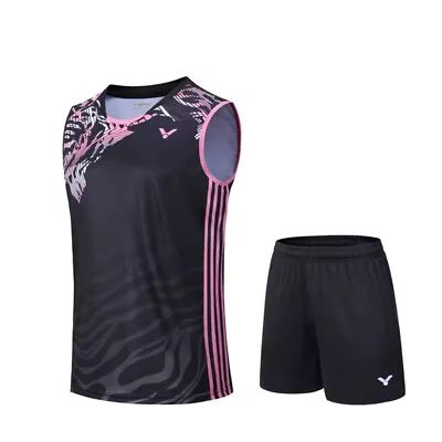 VICTOR Adult Kid Sports Suit Tennis Table Badminton Clothes Set T Shirts+shorts • $32