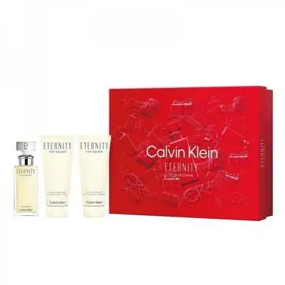 Calvin Klein Eternity Gift Set 50ml Edp + 100ml Shower Gel + 100ml Body Lotion • £43.95