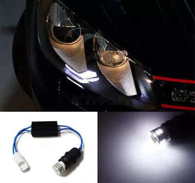 White 12-SMD 2825 W5W LED Bulbs W/ No Error Decoder For Euro Car Parking Lights • $22.49