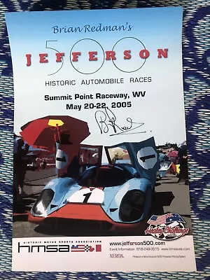 Vintage 2005 Brian Redman Jefferson 500 Summit Point Raceway • $39.95