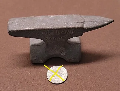 Vintage Portland Forge Inc Anvil 1909-1988 Salesman Sample Jewelers Miniature 3  • $29.99