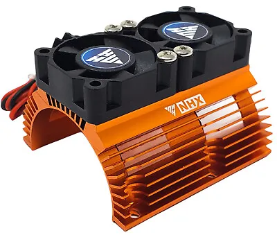 NHX V2 Heatsink With Twin High Speed Tornado 28000 RPM Cooling Fans For 1/8 Moto • $19.95