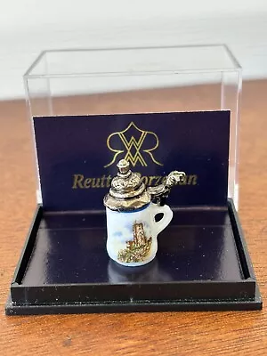 Reutter Porcelain Porzellan Beer Mug Stein Germany Miniature Doll House Size • $14.99
