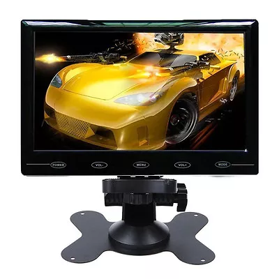 9  LCD CCTV Monitor PC Screen AV/RCA/VGA/HDMI 1080P W/Speake+Adapter For DSLR • $71.99