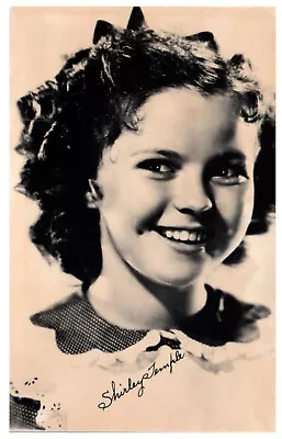 Postcard RPPC Shirley Temple Child Actress Actor TV Movie Singer Dancer Diplomat • $12