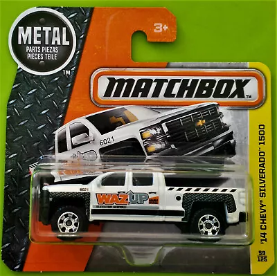 2016 Matchbox Construction #59/125 - '14 Chevy Silverado 1500 - Short Card • $6