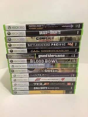 XBOX 360 Games Bundle Lot Of 14 - Mostly CIB- All Tested - Read Description • $94.51