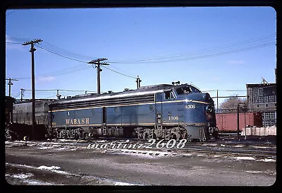 (mz) Dupe Train Slide Wabash (wab) 1006 Roster • $4.99