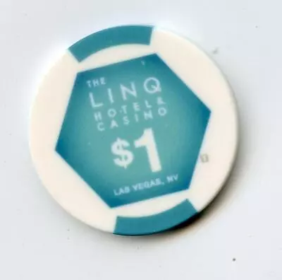 1.00 Chip From The Linq Casino Las Vegas Nevada No Total Rewards Mark • $3