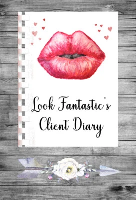 £9.95 • Buy Personalised A4 Appointment Book/Diary - Beauty - Aesthetics - Makeup - BP8