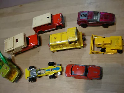 LESNEY Matchbox  8 DIECAST 1:64VEHICLE CAR Truck  1972- 1 Train Car #24 Mix Lot  • $25