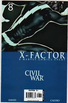 X-factor # 8 Civil War Tie-in! 1st Dr. Malcolm Modern! L@@k Key! Very Fine! • $0.10