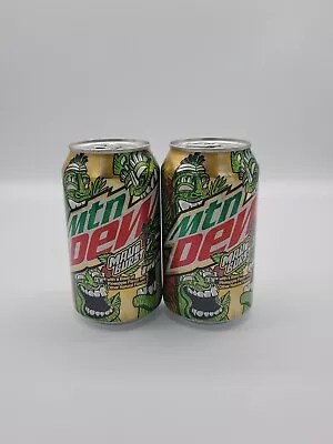 2 FULL 2023 Mountain Dew Mtn Dew Maui Burst 12oz Dew Cans PINEAPPLE Dew • $8.99