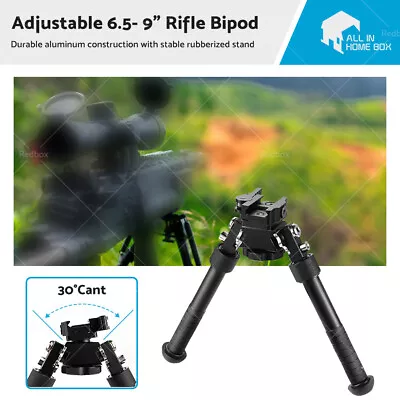 360° Swivel QD Tactical 6.5 To9  Rail Hunting Shooting Rifle Bipod Mount • $27.79