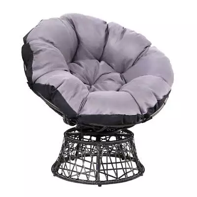 $192.90 • Buy Gardeon Outdoor Lounge Setting Furniture Papasan Chairs Wicker Sofa Patio Garden