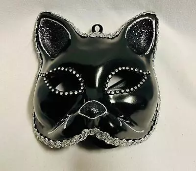 La Maschera Del Galeone Venetian Black Cat Masquerade Mask Venice Italy New • $17.50