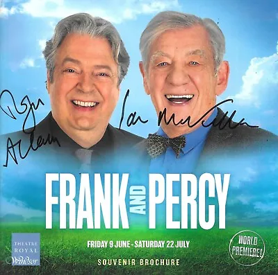 Roger Allam/Ian McKellen Signed Frank And Percy Theatre Programme AFTAL • £139.99