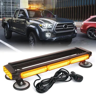 Amber 20  COB LED Strobe Light Bar Rooftop 360 Coverage Emergency Warning Beacon • $74.99