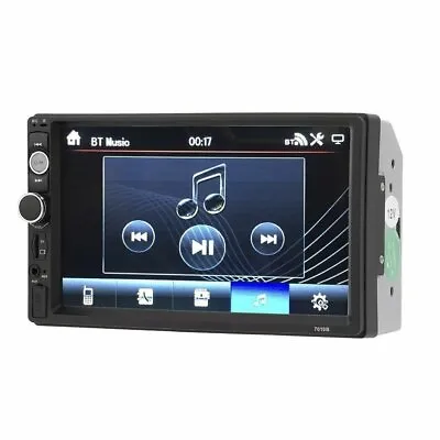 Double DIN 7'' Touch Car Stereo Radio Bluetooth MP5 MP3 Player Head Unit • $48.80