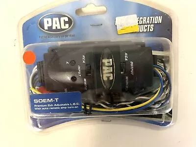 PAC SOEM-T 2-Channel Premium Line-Out Converter With Remote Turn-On Trigger • $29.99