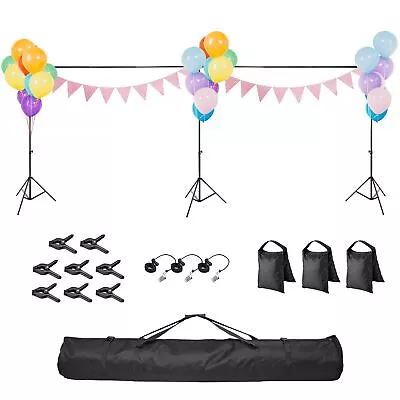 10x20ft Photo Backdrop Stand Tripod Heavy Duty Crossbar For Video Studio Shoot • $109.90