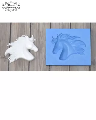 Horse Head Decorating Tools Cake Sugar Paste Mold Cup Cake Topper Decoupage M122 • £5.99