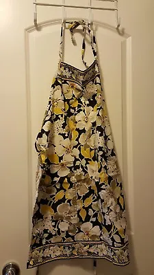 Vera Bradley Apron In Retired Dogwood  Pattern Gently Used • $19.99