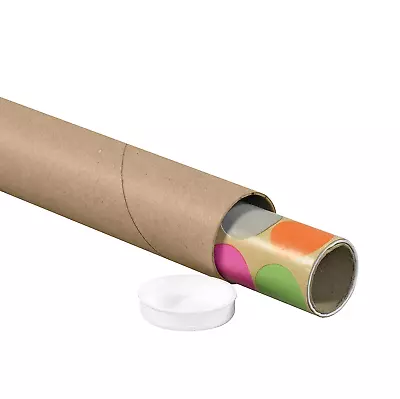 BP2072K Mailing Tubes With Caps 2  X 72  Kraft (Pack Of 50) • $87.37