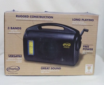 $25 • Buy BayGen Freeplay Hand Crank Wind-Up Self Powered AM/FM/Shortwave Portable Radio!