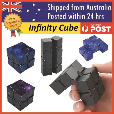$6.40 • Buy Infinity Cube Sensory Stress Relief Decompression Toys Fidget ADHD Anti Anxiety
