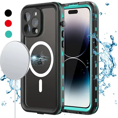 $20.69 • Buy IPhone 14 Pro Max Case Waterproof Shockproof Heavy Duty MagSafe Magnetic Cover