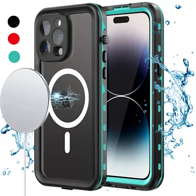$22.99 • Buy IPhone 14 Pro Max Case Waterproof Shockproof Heavy Duty MagSafe Magnetic Cover