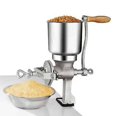 Hand Grinder Corn Coffee Food Wheat Manual Grains Oats Premium Quality Cast  • $35.99