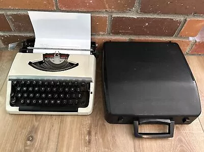 Vintage Sears Portable Metal Manual Typewriter 268.52100 W/Case Made In Japan • $62.99