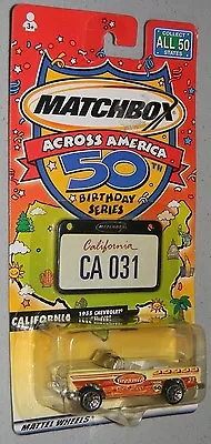 Matchbox Across America 50th Birthday Series California 1955 Chevrolet Bel Air • $10