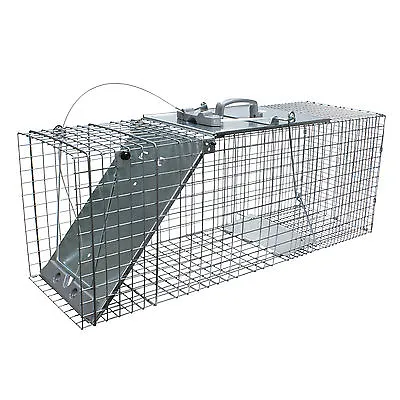 $97.95 • Buy Easy Set Animal Trap Raccoons Cats Groundhogs Opossums Armadillos Havahart 1085 