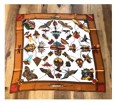 Hermes Vintage Scarf Soies Volantes In Box • $399.99