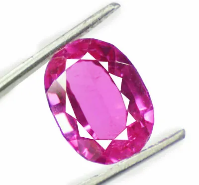 Natural AAA Quality 7.75 Ct Mozambique Red Ruby Certified Loose Gemstone • $13.29