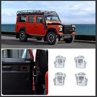 Alloy Car Door Handle Buckle Trim Auto Parts For Land Rover Defender 2004-2019 • $301.39