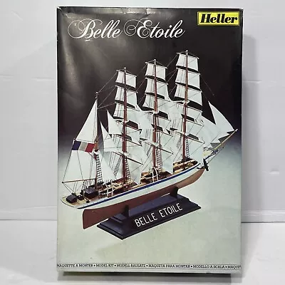 Heller Sailing Ship Model Kit 1/250 Scale Belle Etoile No 611 Made In France • $24