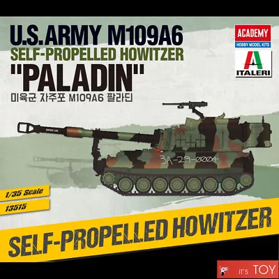 Academy 1/35 U.S.Army M109A6 SELF-PROPELLED HOWITZER  PALADIN  Model Kit #13515 • $46.14