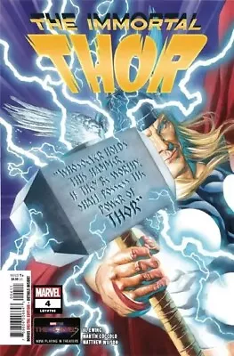 Immortal Thor #4 (2023) Vf/nm Marvel • £4.95