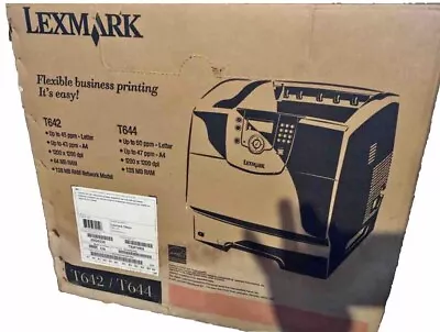 Lexmark T642N  Workgroup Laser. Factory  Sealed • $899