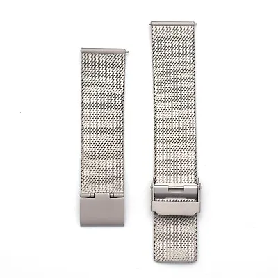 Pure Titanium Mesh Watch Band For Mens Women Black Mesh Watch Straps • $72.19