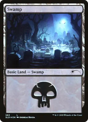 Swamp (Secret Lair 563) FOIL Promo NM Land Basic Land MAGIC MTG CARD ABUGames • $2.25